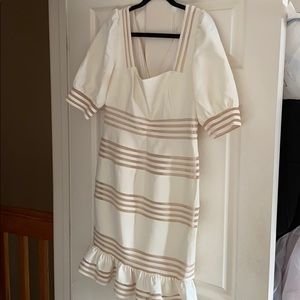 BCBG Maxazria Off-White Dress